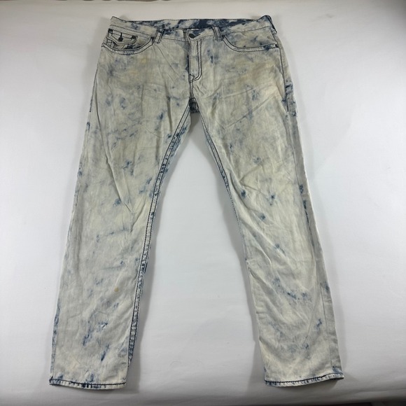 True Religion Other - True Religion Mens Size 42 Jeans Acid Wash Denim‎ Straight Leg Pants